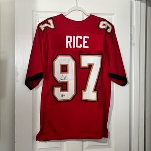 simeon rice tampa bay Football Jersey with Number 97